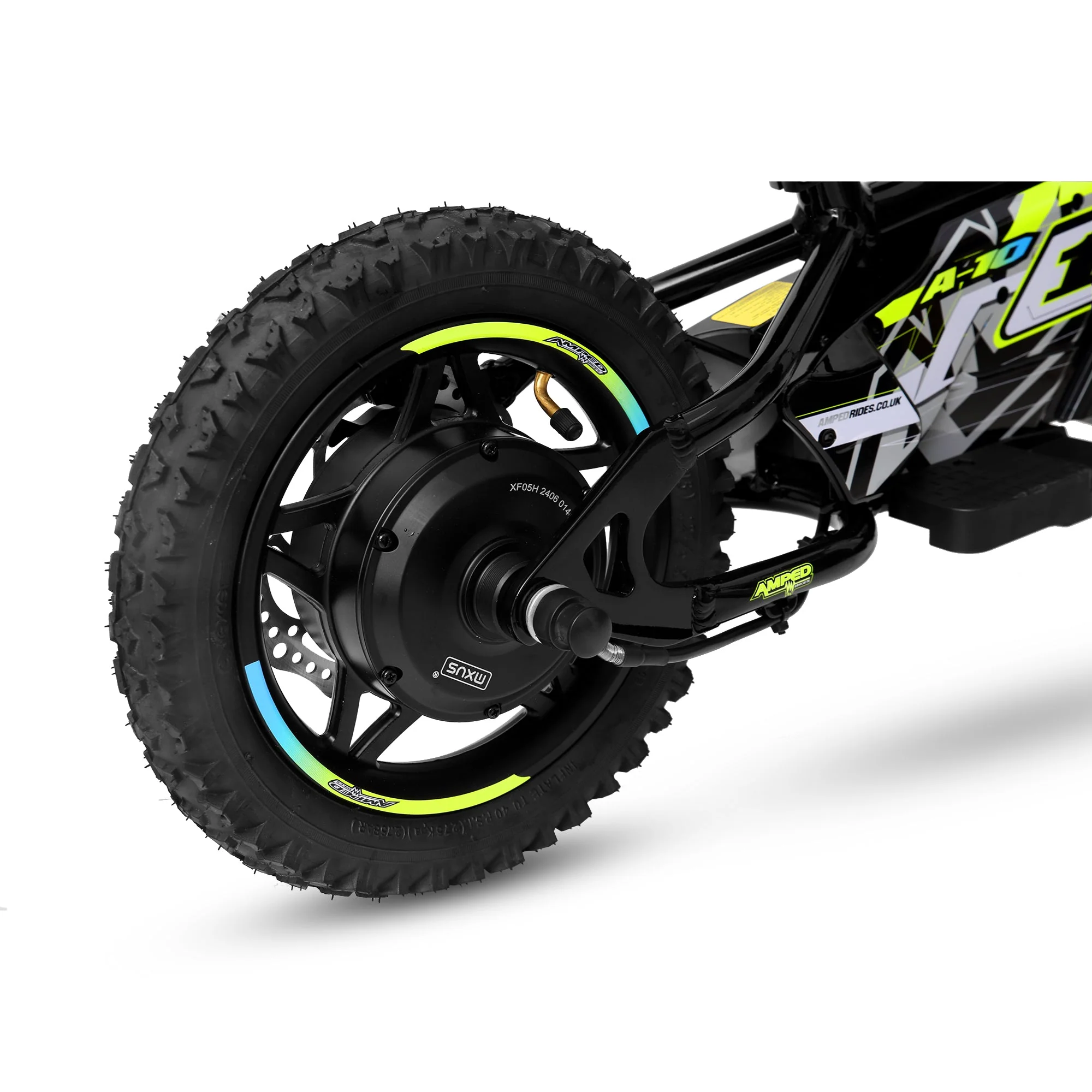 Amped A10 Kids Electric Bike | Black - Image 8