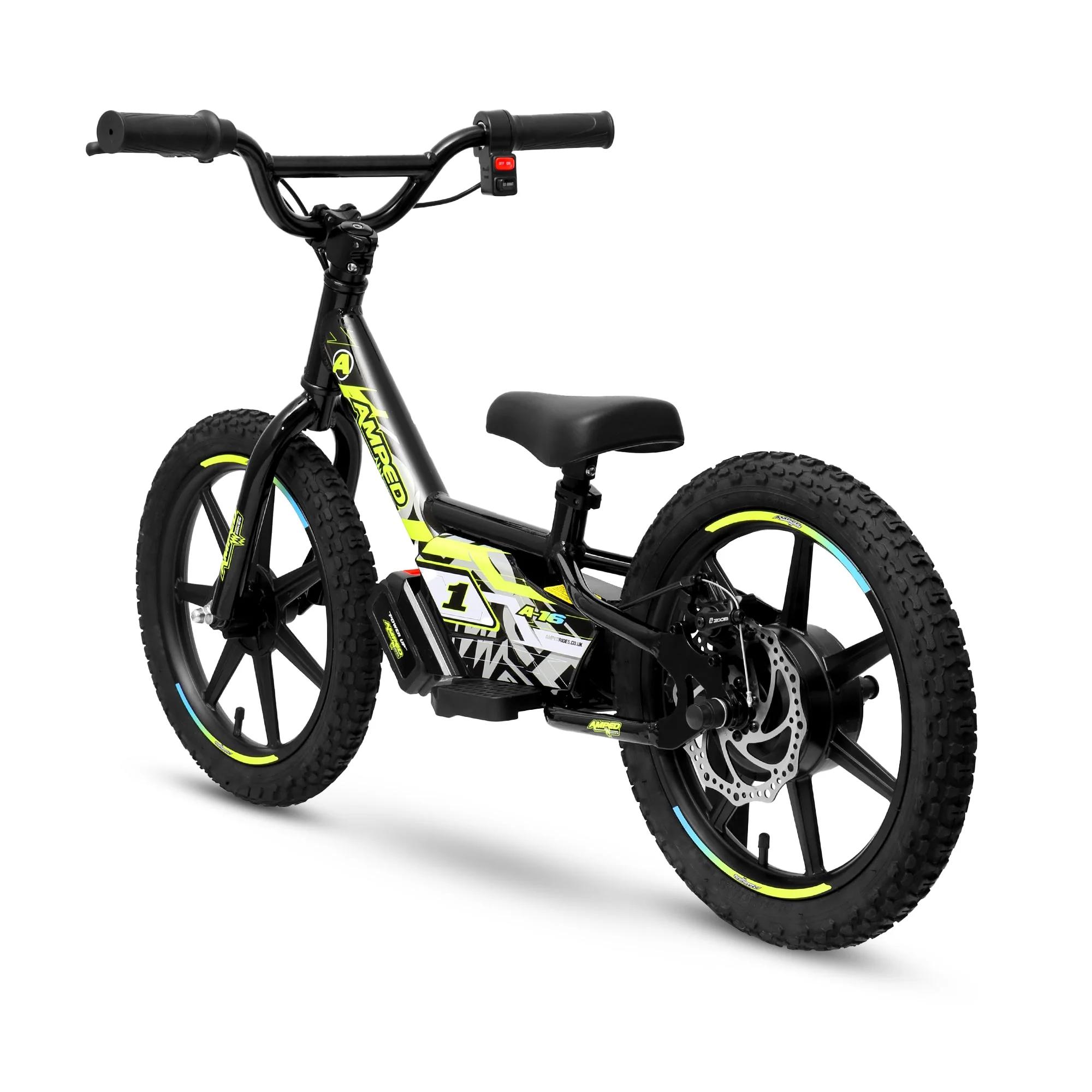 Amped A16 Kids Electric Bike | Black - Image 5