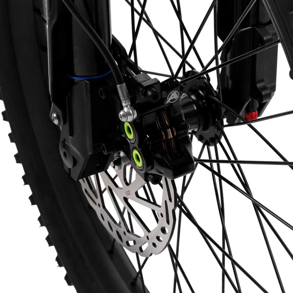 Amped A24 Comp Kids Electric Bike - Silver - Image 13