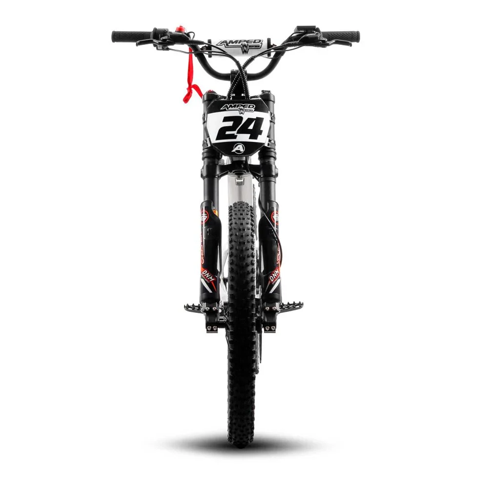 Amped A24 Comp Kids Electric Bike - Silver - Image 8