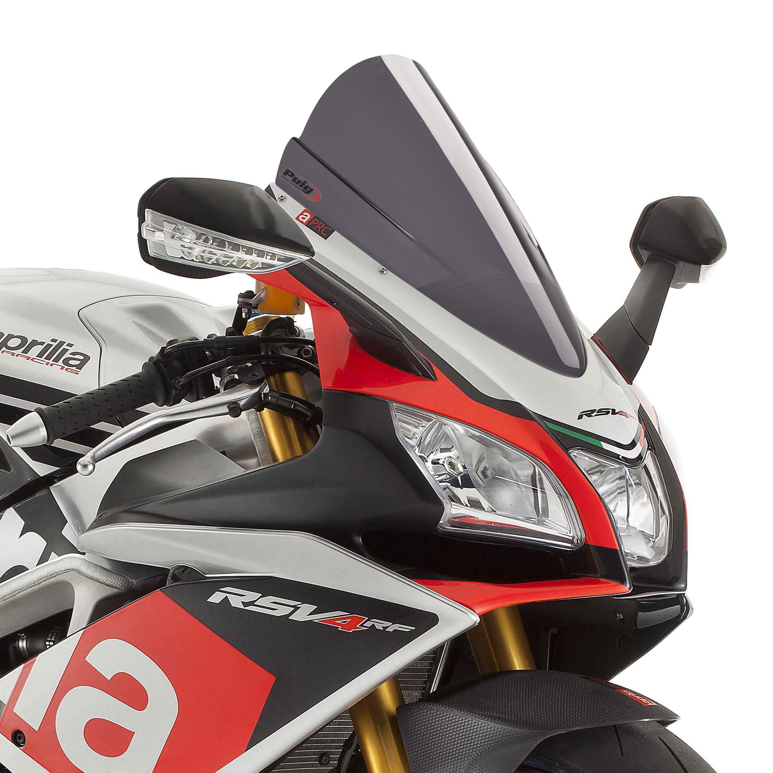 Puig Racing Screen | Dark Smoke | Aprilia RSV4 RF 2015>2020 - Image 2
