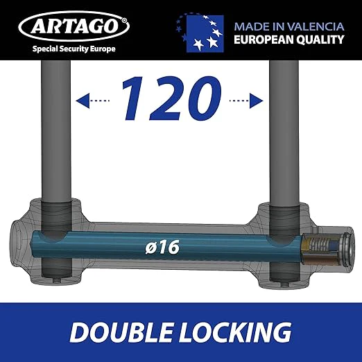 Artago 120h U Lock - 220mm - Image 4