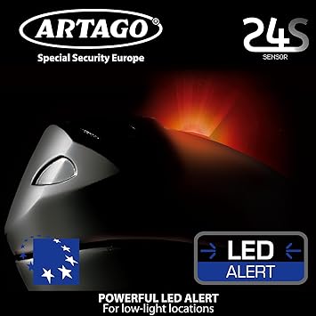 Artago 24S Disc Lock with Alarm - 6mm Pin - Image 5