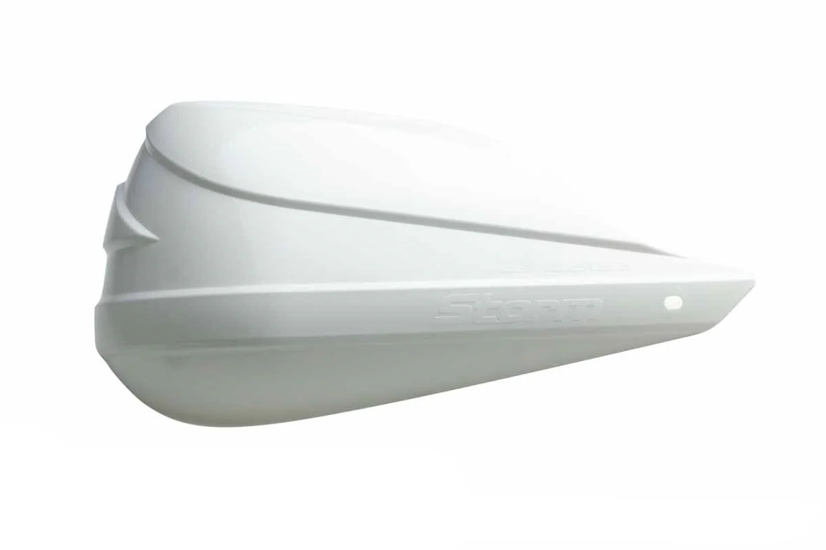 Barkbusters Storm Plastic Guards Only | White | Fits Barkbusters Backbones