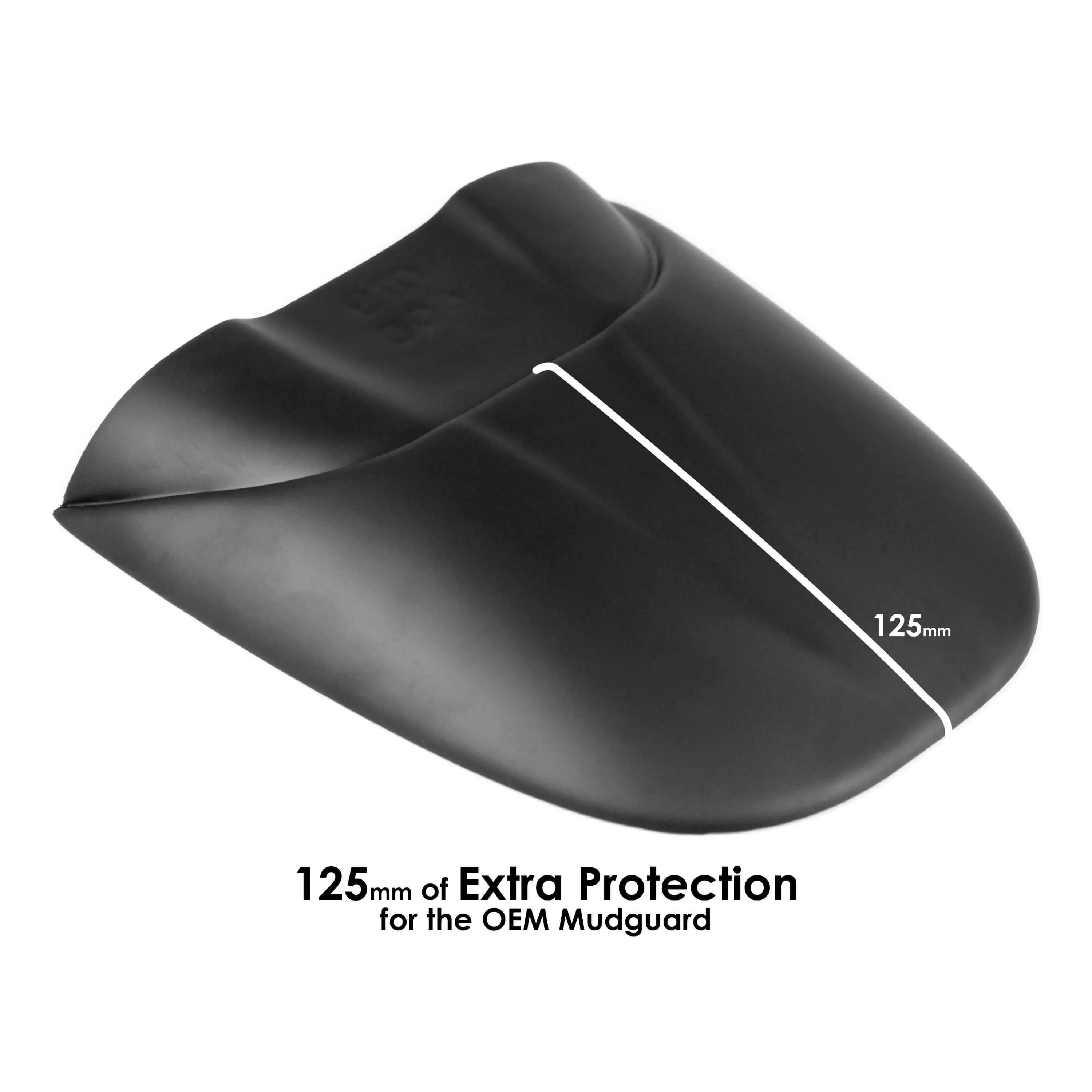 Pyramid Hugger Extension | Matte Black | Benelli Leoncino 500 Trail 2015>Current - Image 4