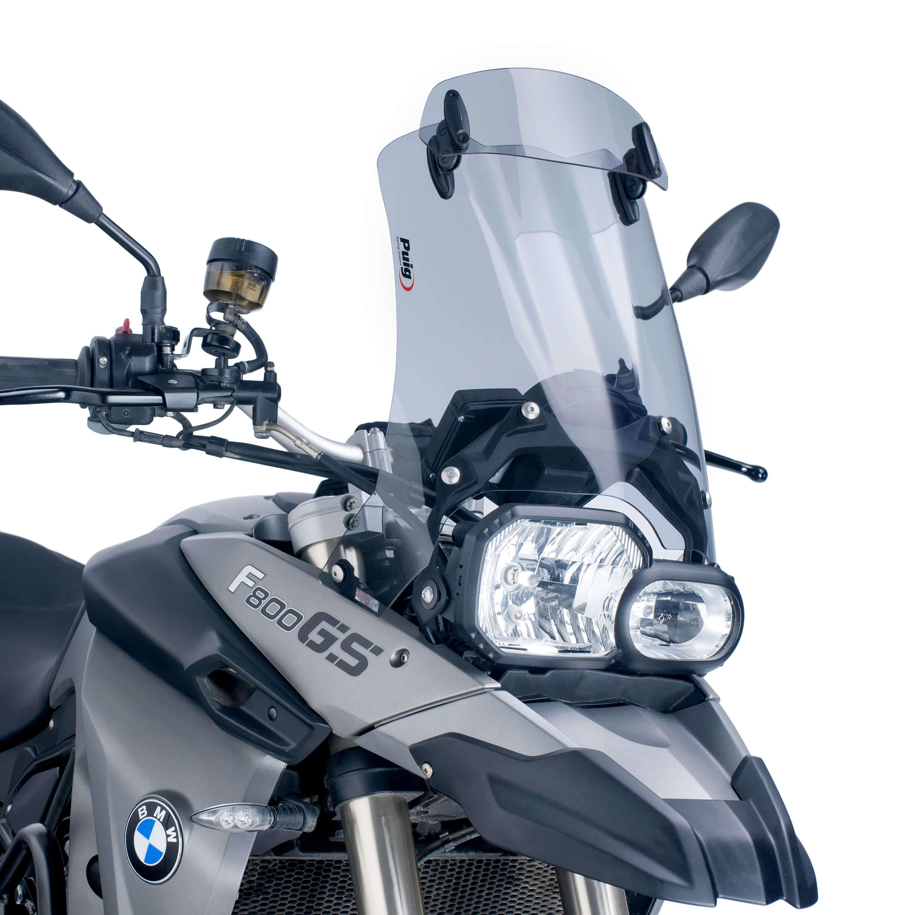 Puig Touring Screen with Visor | Light Smoke | BMW F 650 GS 2008>2012 - Image 2
