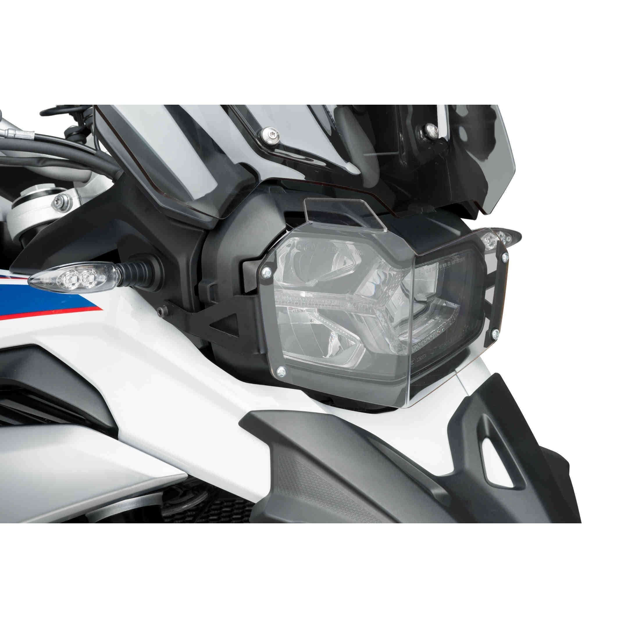 Puig Polycarbonate Headlight Guard | Clear | BMW F 750 GS 2018>2023 - Image 2