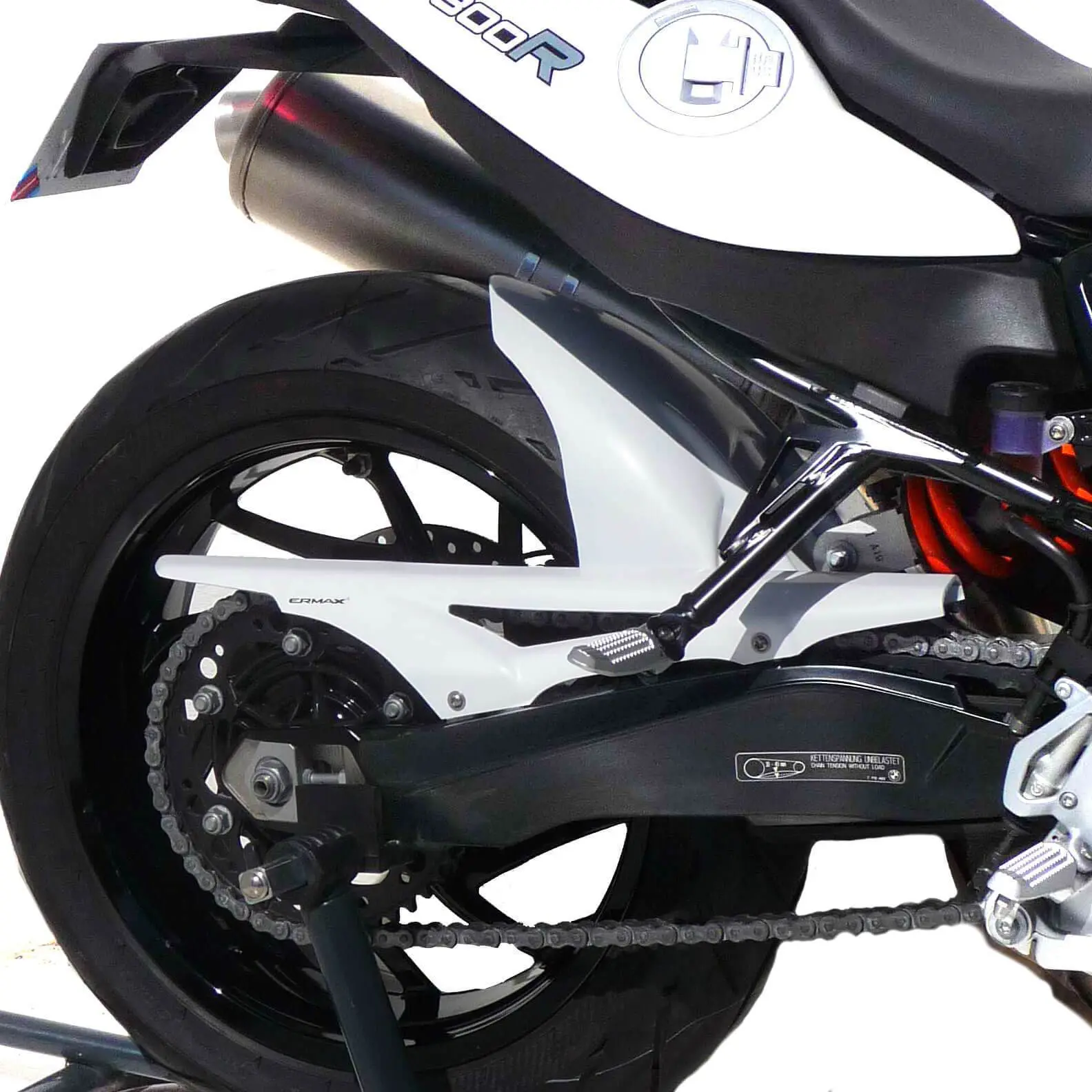 Ermax Hugger | Metallic White (Alpine White) | BMW F 800 R 2009>2014 - Image 2