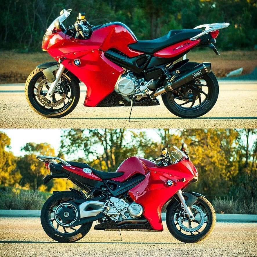 Pyramid Fairing Lowers | Gloss Red | BMW F 800 S 2005>2012 - Image 3