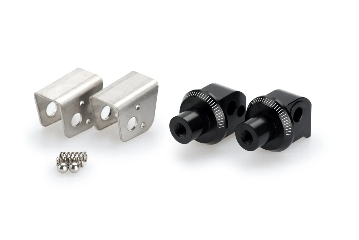 Puig Footpeg Adaptors Passenger | Black | BMW F 850 GS 2018>Current