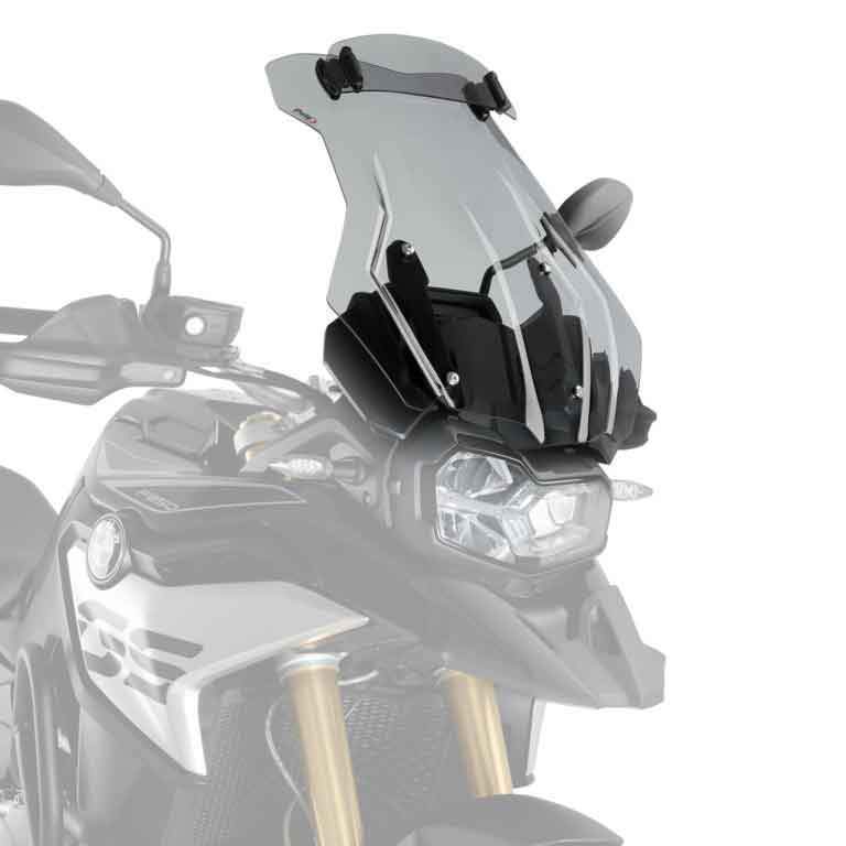 Puig Touring Screen with Visor | Light Smoke | BMW F 850 GS 2018>Current