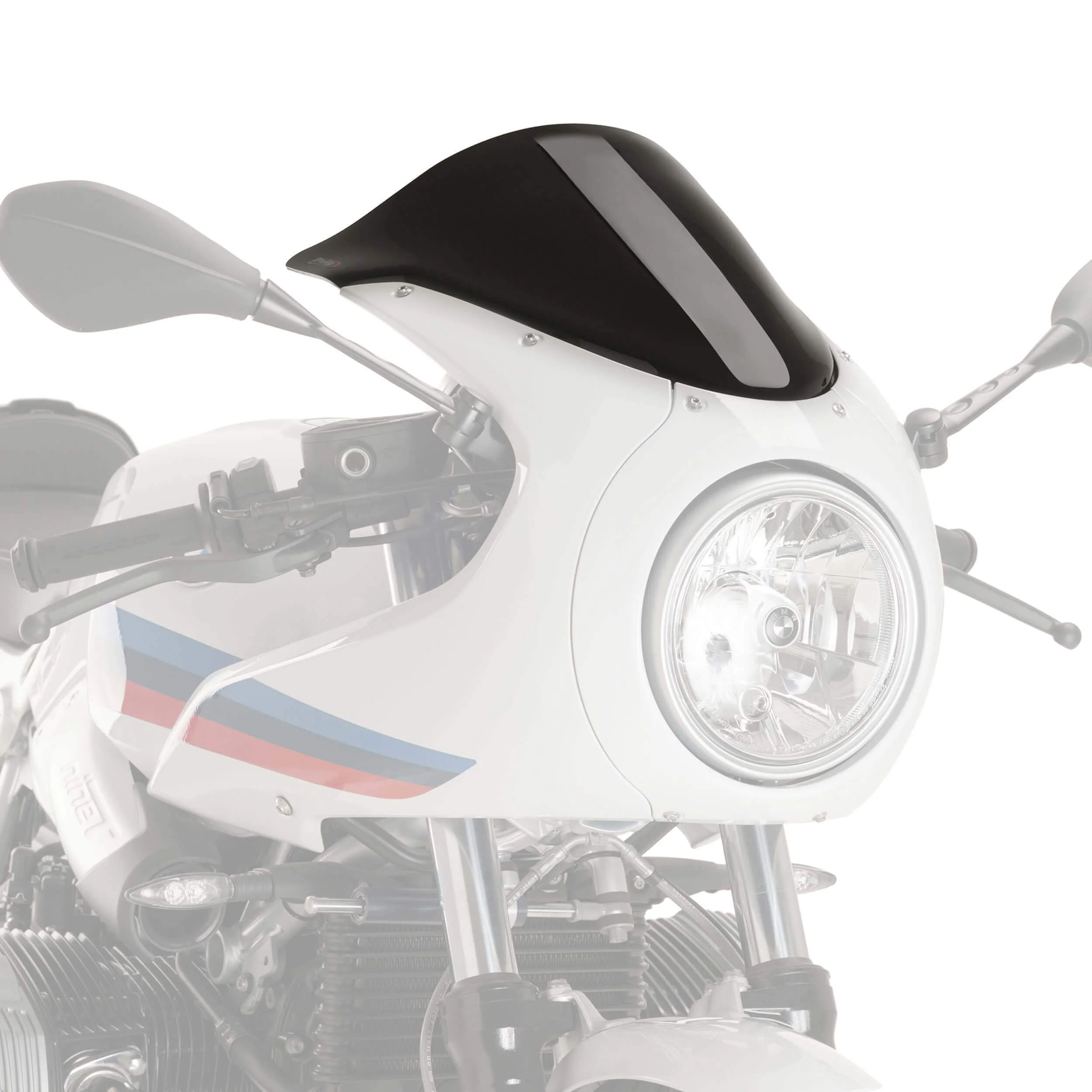 Puig Racing Screen | Black (Opaque) | BMW R nineT Racer 2017>2020
