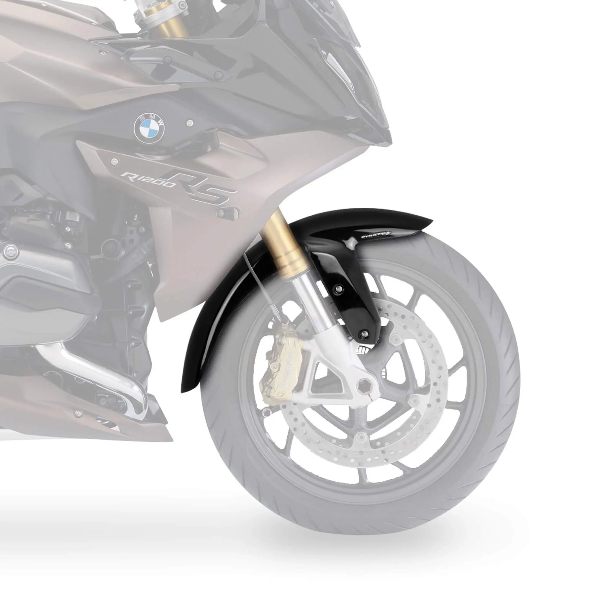 Pyramid Extended Front Guard | Gloss Black | BMW R 1200 R 2016>Current - Image 2