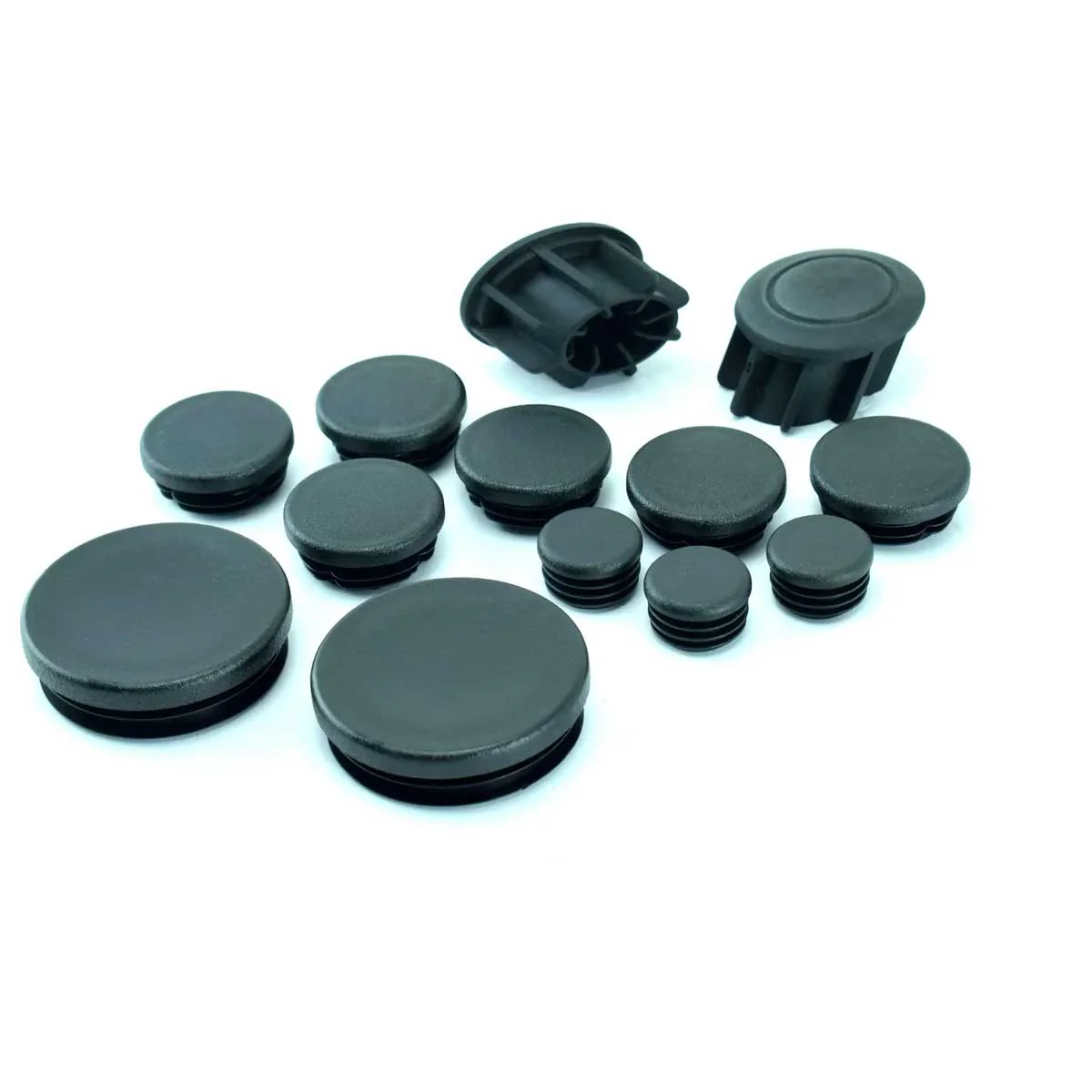 Pyramid Frame End Caps | Matte Black | BMW R 1250 RS 2019>Current