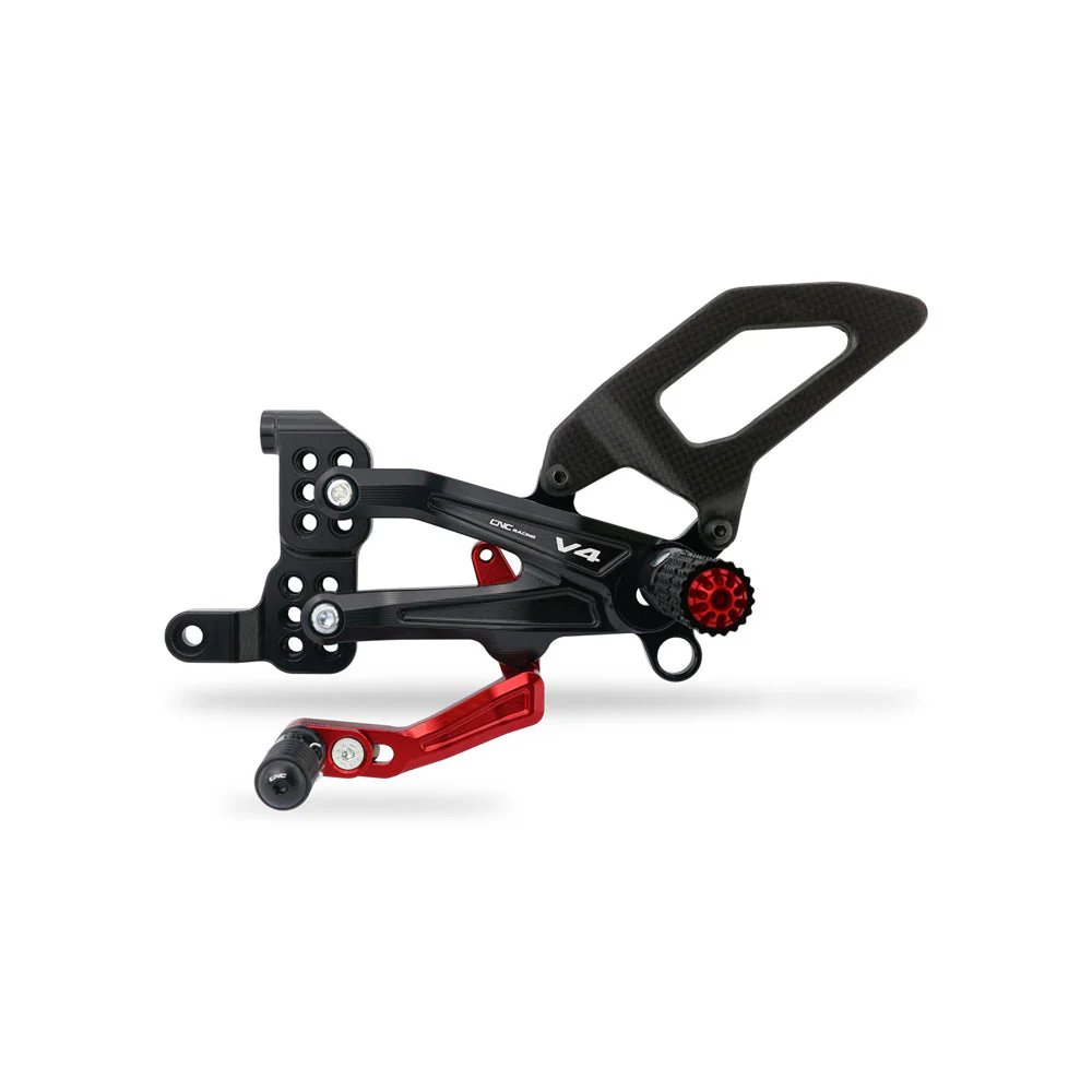 CNC Racing Adjustable Rear Sets RPS Carbon for Ducati Panigale V4 - Image 5