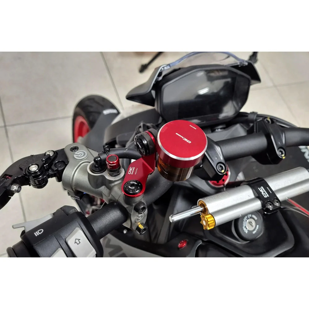 CNC Racing Bracket Kit for Clutch And Brake Fluid Tank for Ducati Monster, Streetfighter V4 and V2 - Image 6