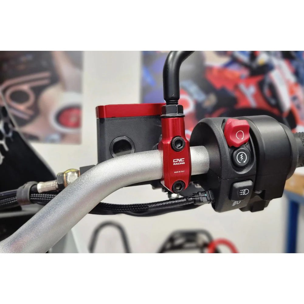 CNC Racing Brembo Master Cylinder Clamp with Mirror Mount Thread M10 Left - Image 3