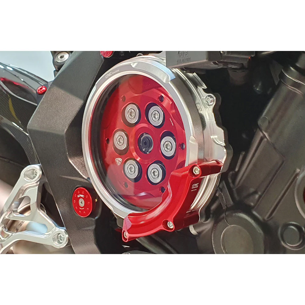 CNC Racing Clear Cover Oil Bath Clutch Protector for MV Agusta - Image 4