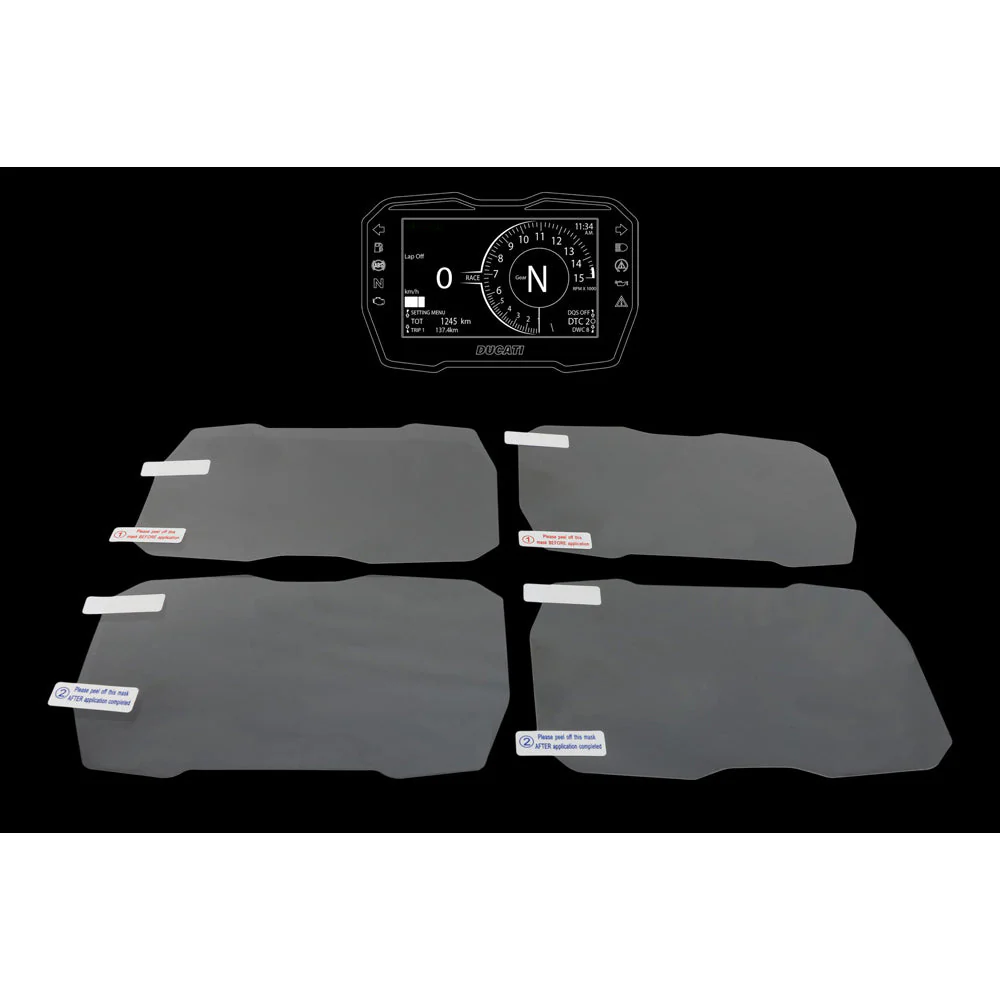 CNC Racing Dashboard Screen Protectors for Ducati