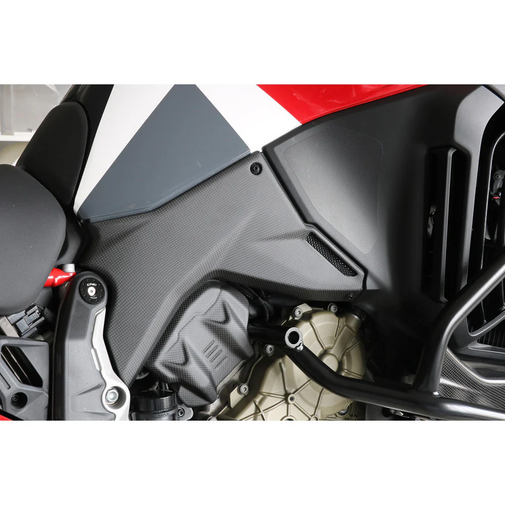 CNC Racing Engine Side Covers Carbon for Ducati Multistrada V4 - Image 4