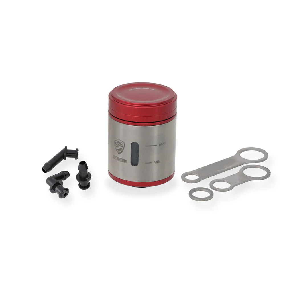 CNC Racing Fluid Tank 25 ml for Front Brake - Titanium - Image 2