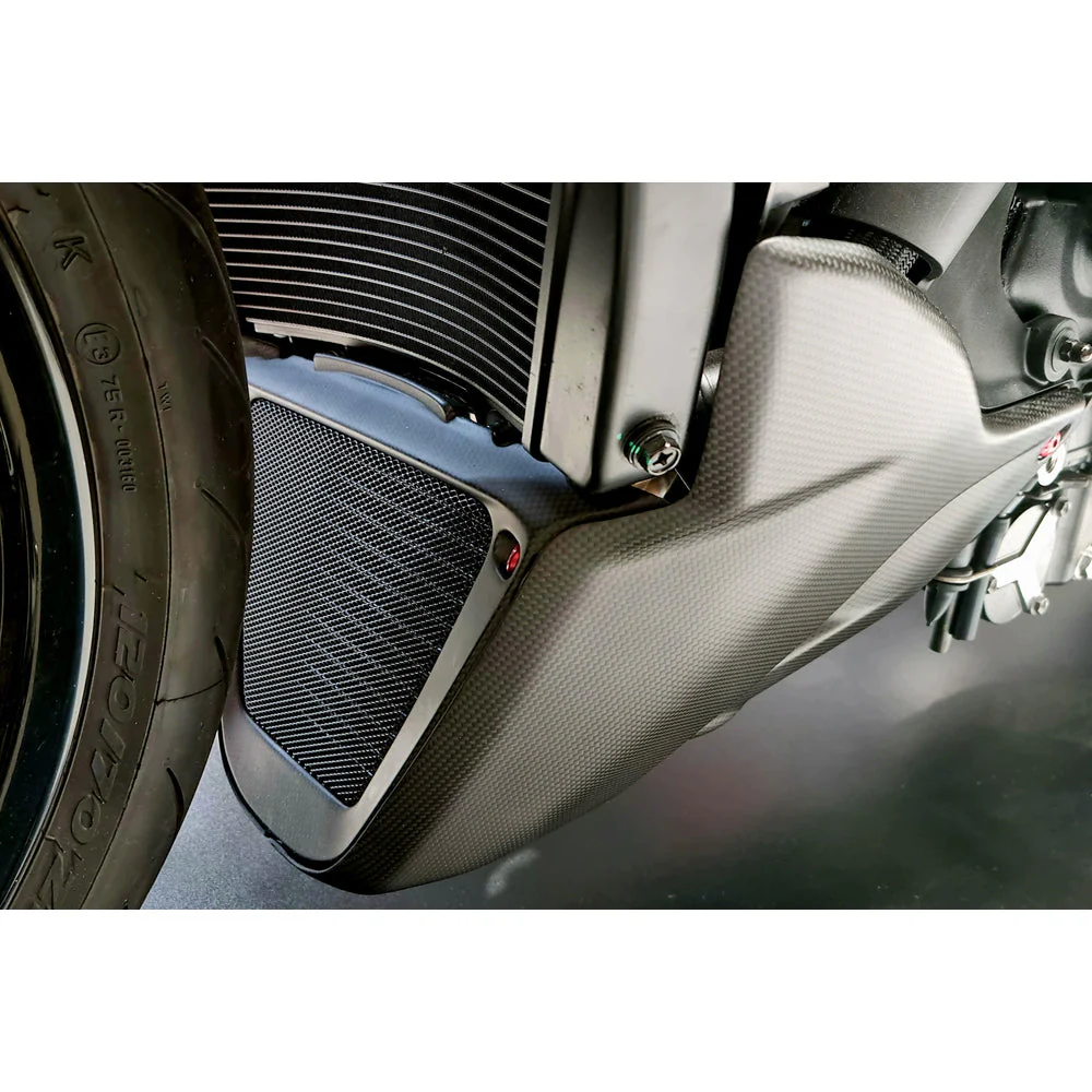 CNC Racing Oil Cooler Frame Carbon for Ducati Diavel V4 - Image 2