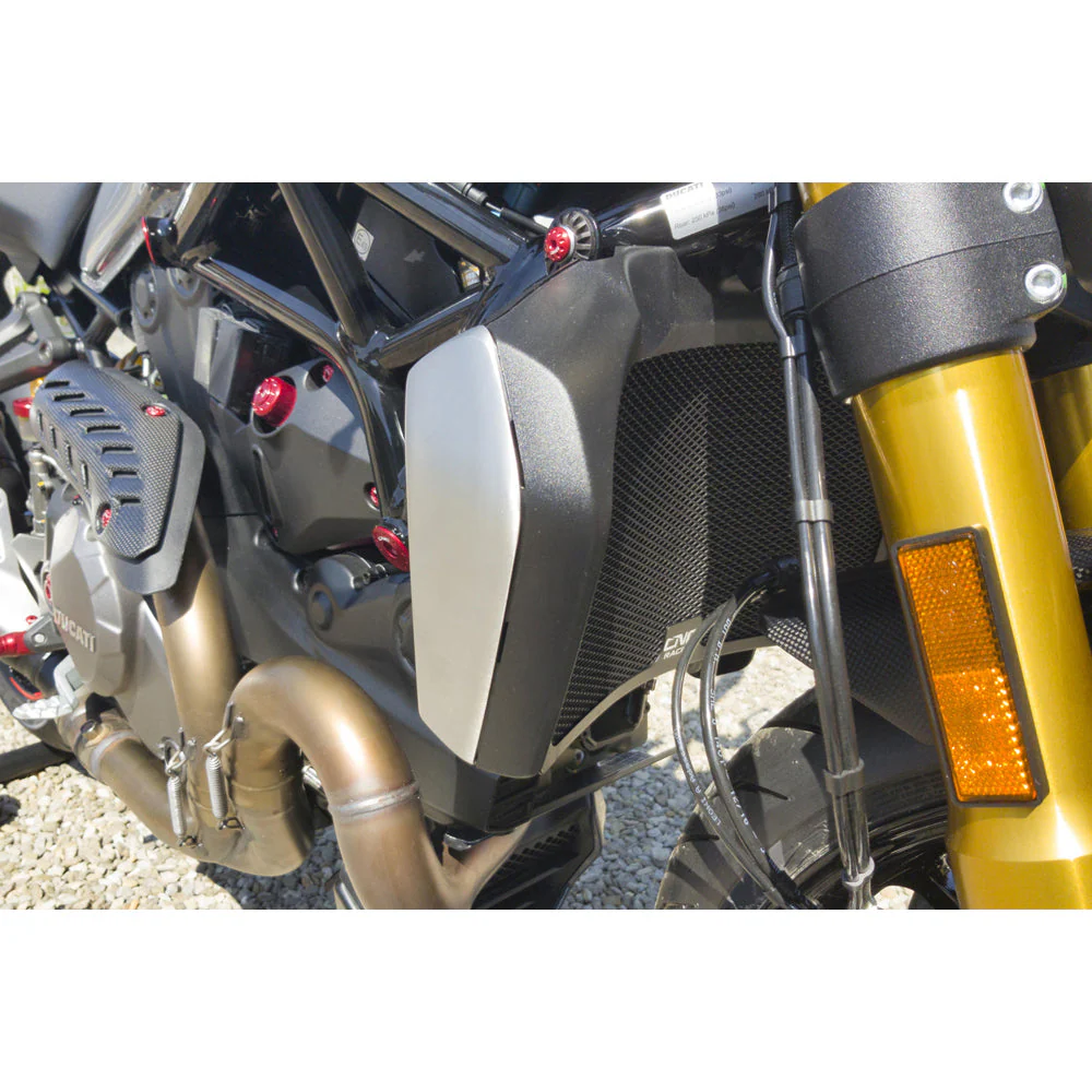 CNC Racing Radiator Guard for Ducati Monster - Supersport - Hypermotard - Image 3