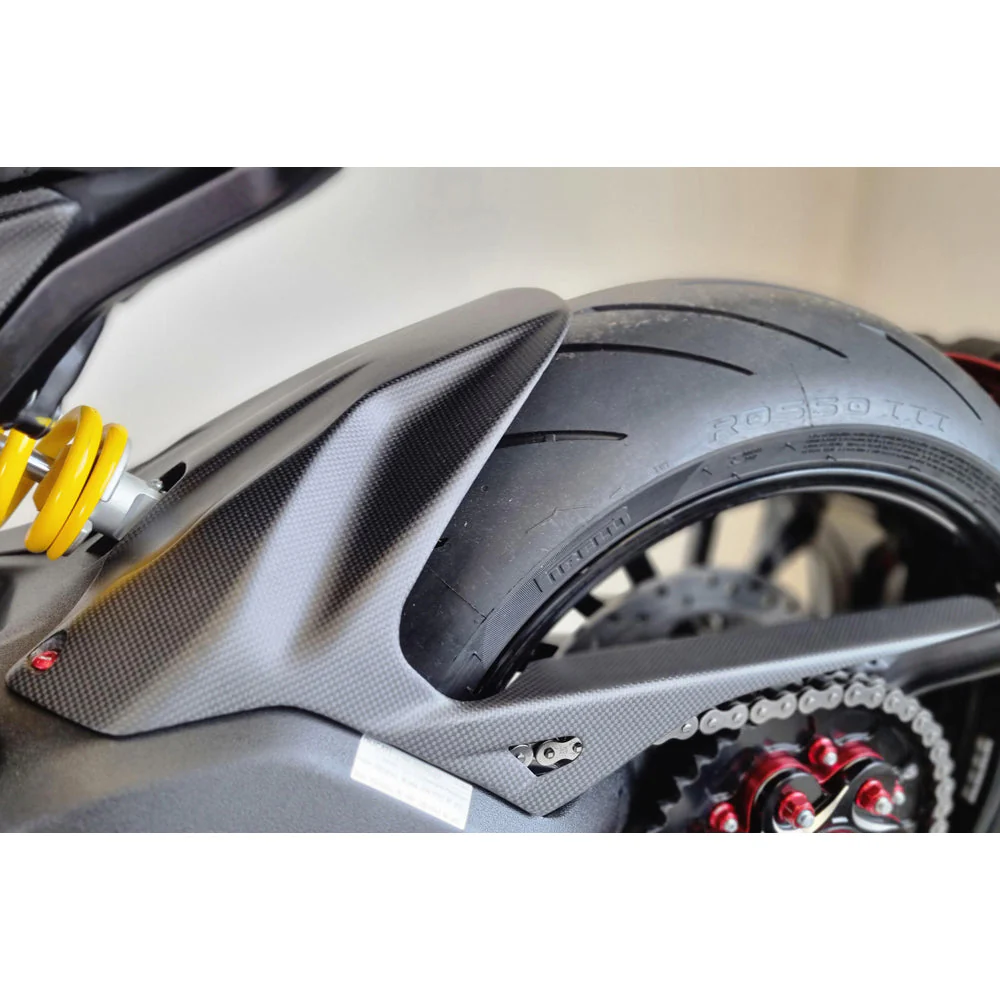 CNC Racing Rear Mudguard Carbon for Ducati Diavel V4 - Image 4