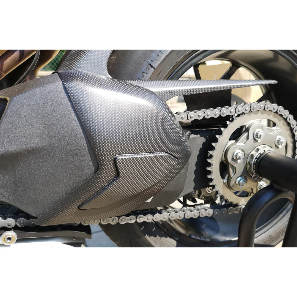 CNC Racing Swingarm Cover Carbon for Ducati Panigale V4 - Image 3