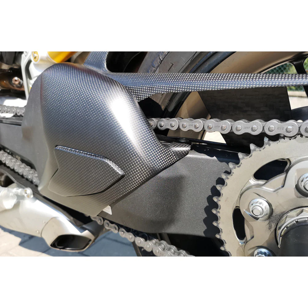 CNC Racing Swingarm Cover Carbon for Ducati Panigale V4 - Image 4