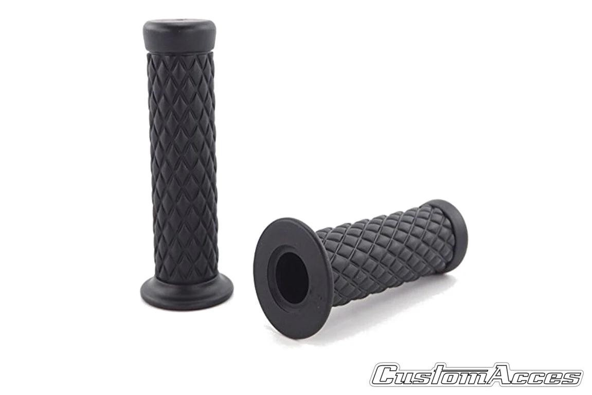 Customacces Fast Line Handlebar Grips - 123mm Length - Fit 22mm Bars | Black - Image 2
