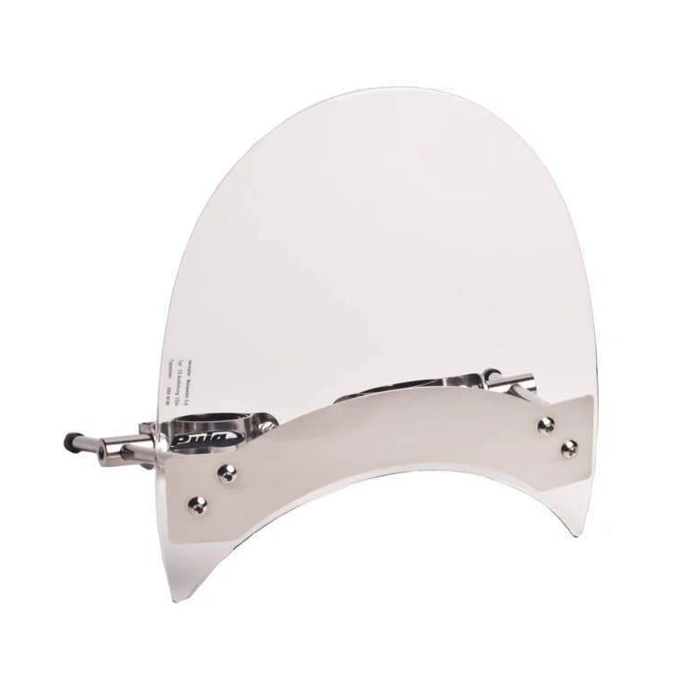 Customacces Roadster Universal Fork Mounted Windscreen | Clear