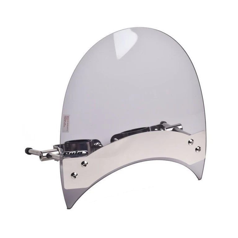 Customacces Roadster Universal Handlebar Mounted Windscreen | Light Smoke
