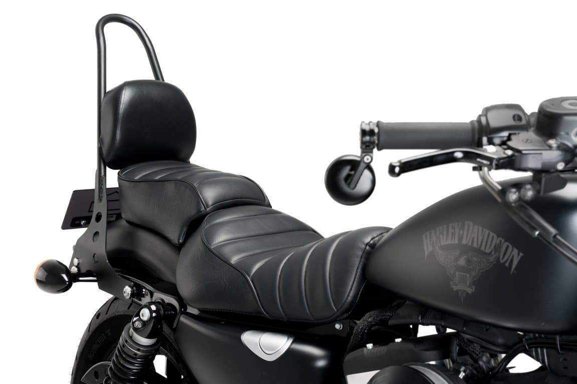 Customacces Speed Sissybars | Black | Harley Davidson Sportster Superlow (XL883L) 2004>2014 - Image 2