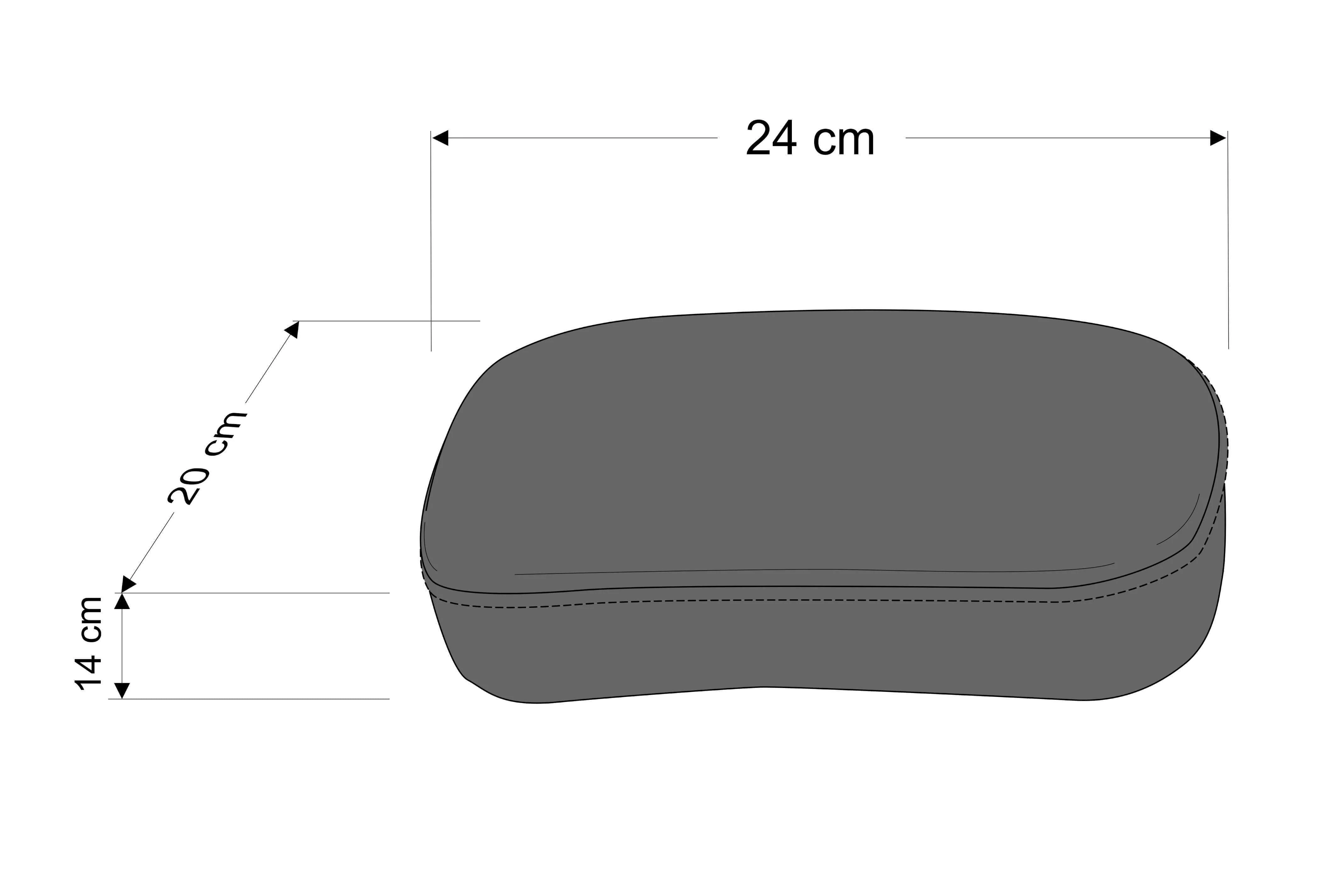Customacces Taco Pillion Saddle - Universal Non Screw Fixing - Easy On/Off | Black - Image 3