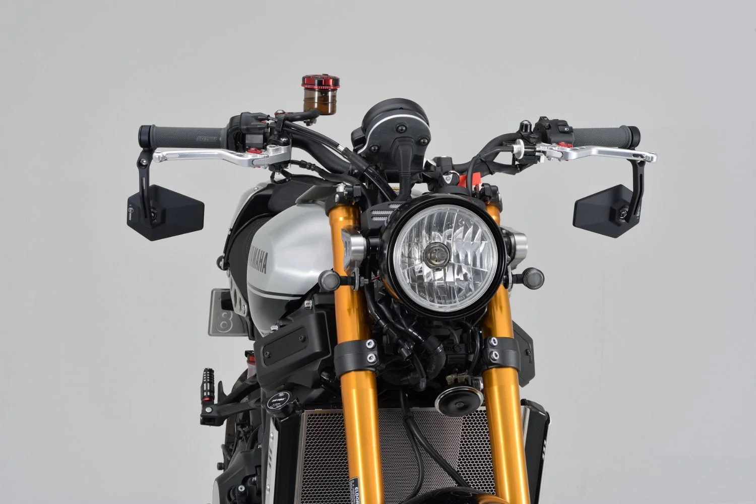 Daytona "D-MIRROR-4" Aluminium Bar End Mirror Black Hexagon - Image 9