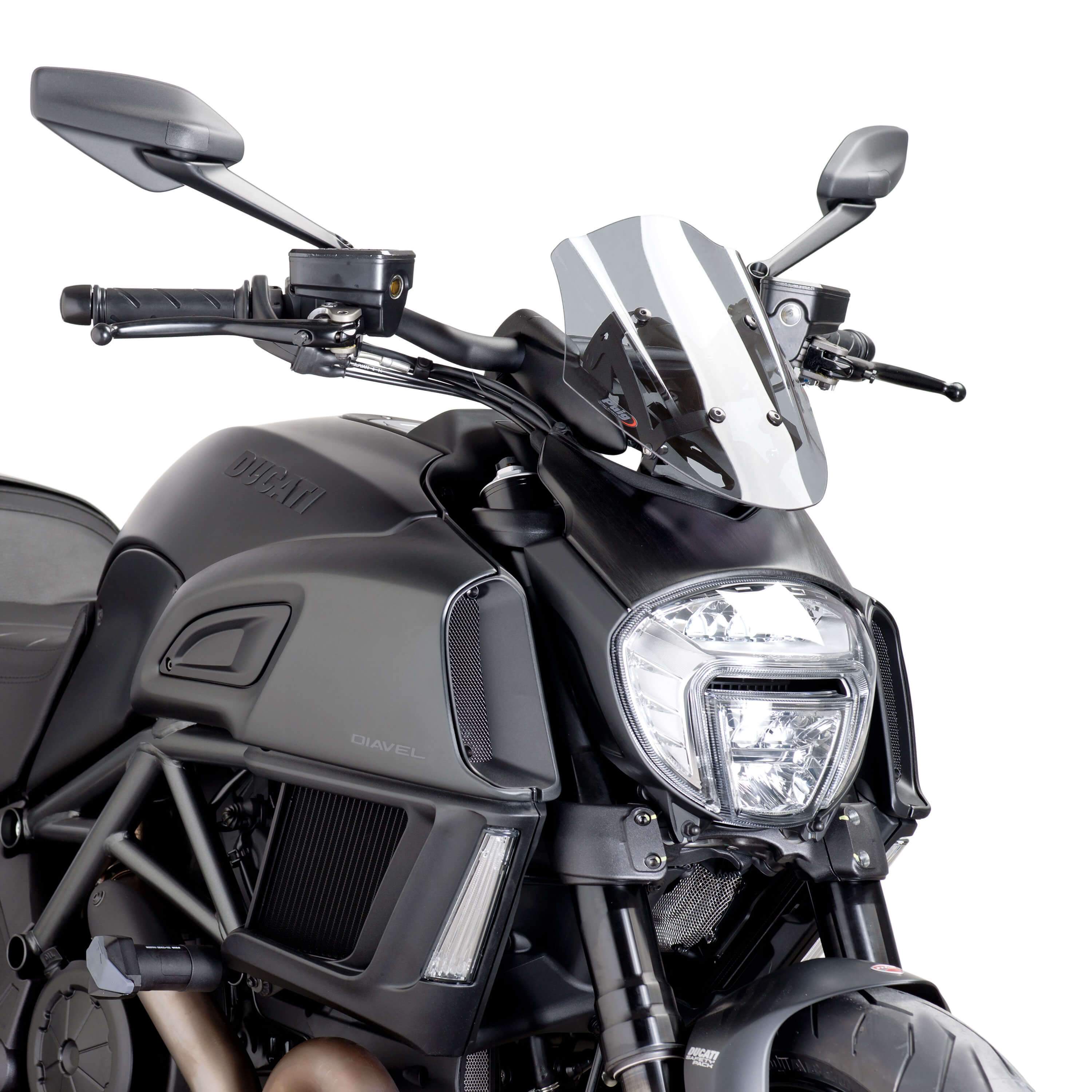 Puig Sport Screen | Light Smoke | Ducati Diavel 2014>2018 - Image 2