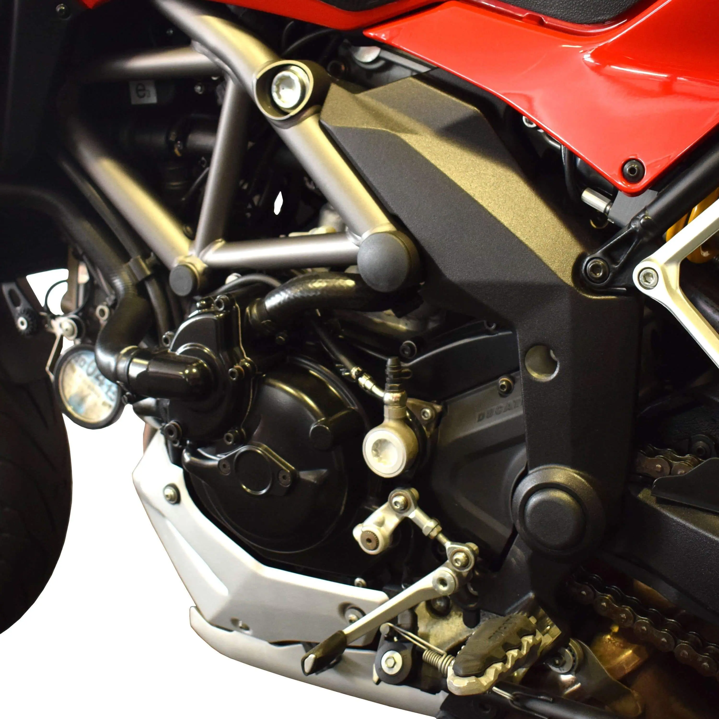 Pyramid Frame End Caps | Matte Black | Ducati Multistrada 1200/S 2010>2014 - Image 2