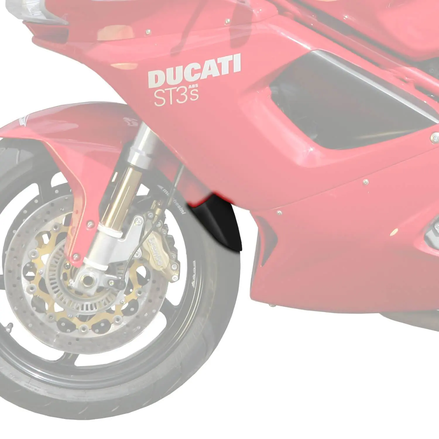 Pyramid Extenda Fenda | Matte Black | Ducati ST3 S 2004>2007