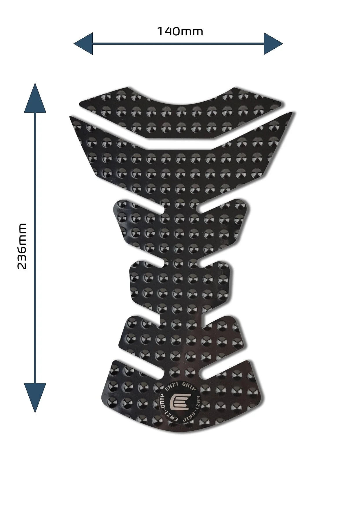 Eazi-Grip Centre Tank Pad - Design D - Evo Series | Black