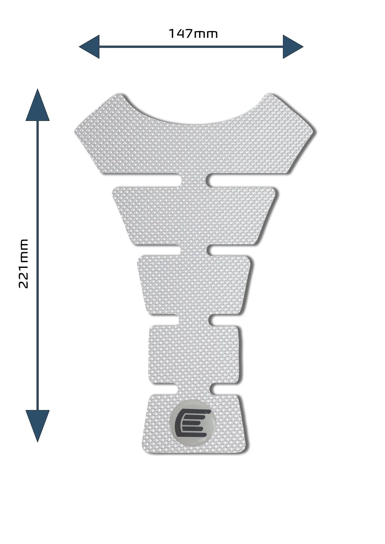 Eazi-Grip Centre Tank Pad - Design F - Pro Series | Clear