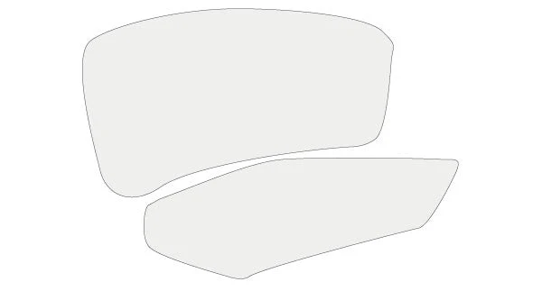 Eazi-Grip Tank Grips - Pair | Clear Gloss Paint Protection Film | Kawasaki Z 1000 2014>Current