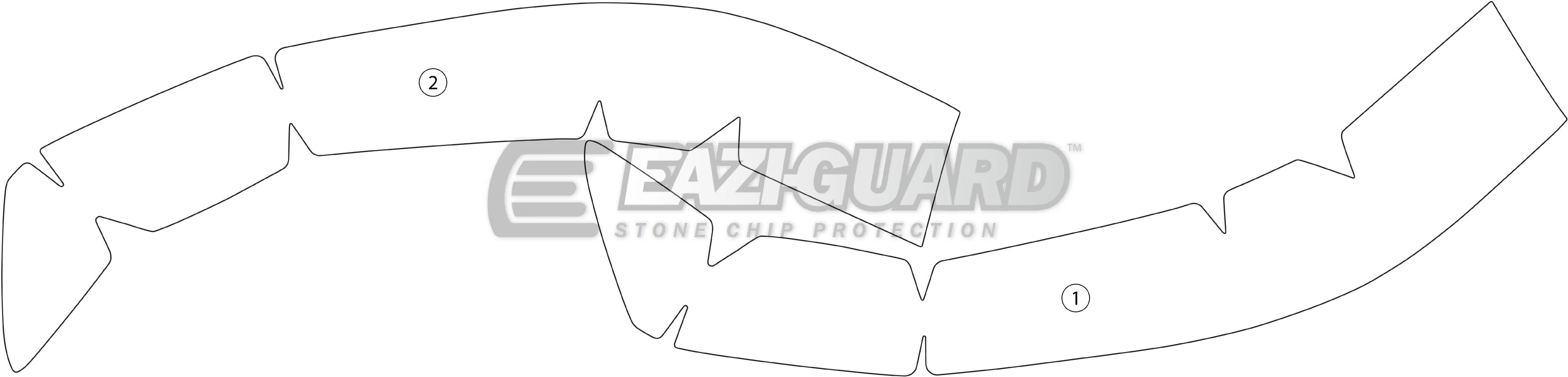 Eazi-Grip Pannier Protection Kit | Clear - Matte | Kawasaki GTR 1400 2015>2017 - Image 2