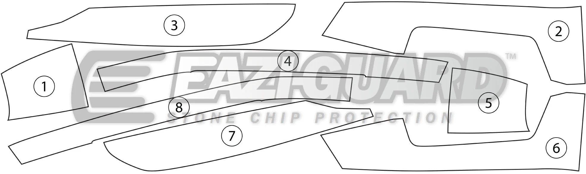 Eazi-Grip Pannier Protection Kit | Clear - Matte | Kawasaki Ninja 1100 SX 2025>Current - Image 2