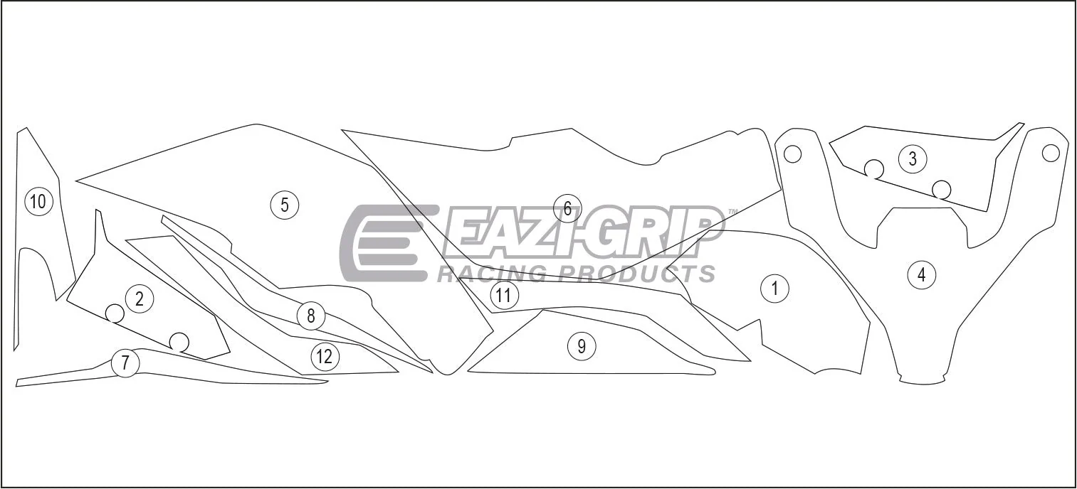Eazi-Grip Stone Chip Protection Kit | Clear - Gloss | BMW F 900 XR 2020>Current - Image 2
