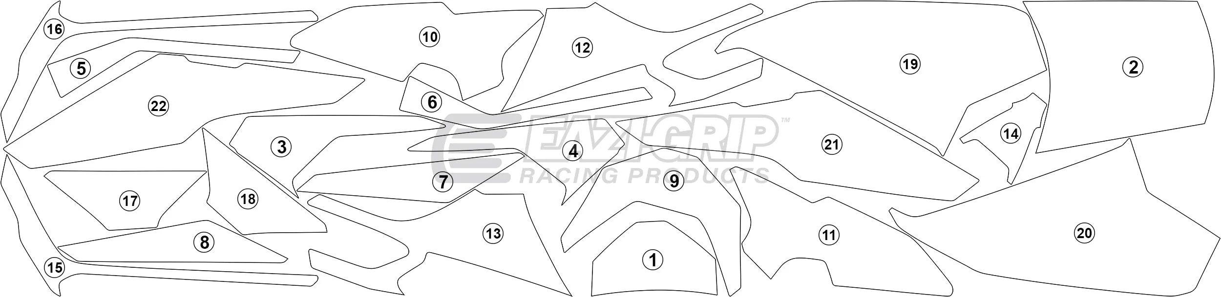 Eazi-Grip Stone Chip Protection Kit | Clear - Gloss | Honda CRF 1100 L Africa Twin Adventure Sports 2020>2023 - Image 2