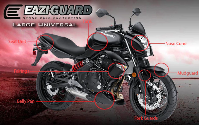Eazi-Grip Stone Chip Protection Kit | Clear - Gloss | Large