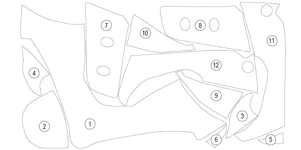 Eazi-Grip Stone Chip Protection Kit | Clear - Matte | Ducati Multistrada V4 2021>Current - Image 2
