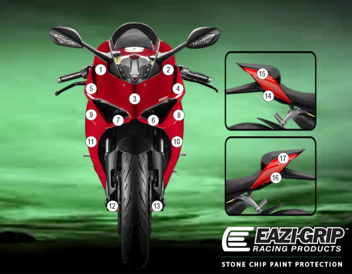 Eazi-Grip Stone Chip Protection Kit | Clear - Matte | Ducati Panigale V2 2020>Current - Image 2