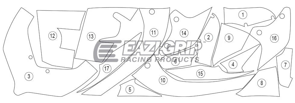 Eazi-Grip Stone Chip Protection Kit | Clear - Matte | Ducati Panigale V2 2020>Current - Image 3